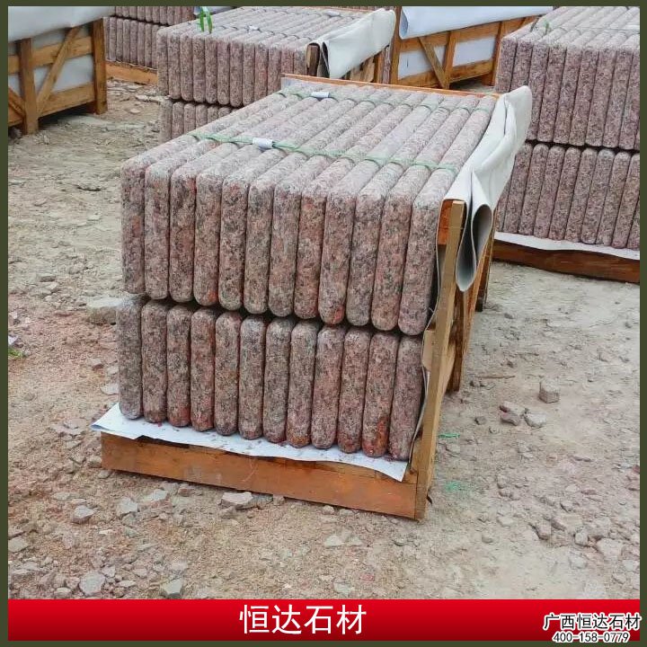 枫叶红石材牛鼻边盖板